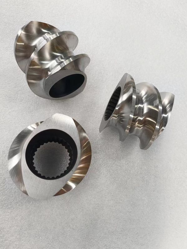 500 kg/h - 1200 kg/h Éléments d'extrudeuse à double vis Élément de vis ISO90001 Pour les extrudeuses à mode