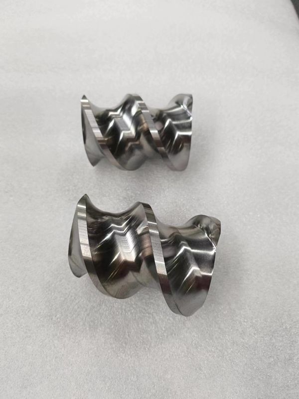 500 kg/h - 1200 kg/h Éléments d'extrudeuse à double vis Élément de vis ISO90001 Pour les extrudeuses à mode