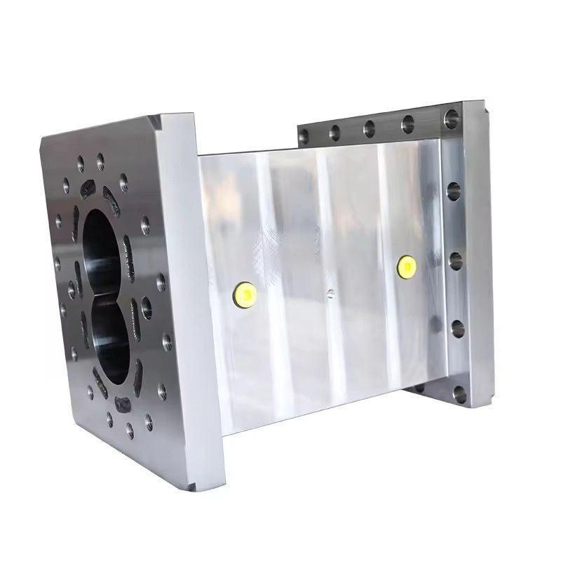 Extrudeuse en plastique à double vis parallèle, résistante à l'usure et à la corrosion, éléments de vis et baril personnalisés