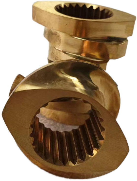 30° 45° 60° 90° Angle vis à double vis Parties d'extrudeuse pour le lot principal