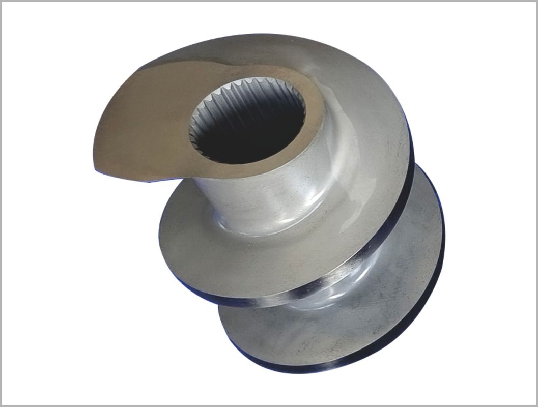 Éléments d'extrudeuse à double vis en acier inoxydable SUS440C pour machines d'extrusion alimentaire