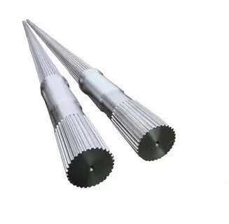 Machine à extruder à double vis Éléments de vis rotatifs vibrants pour matériel personnalisé Extrudeuse WPC