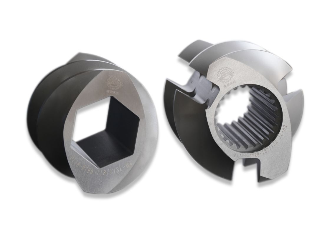 Élément de vis pièces de vis de fût de vis d'écrou pour machine à extruder à double vis CTE