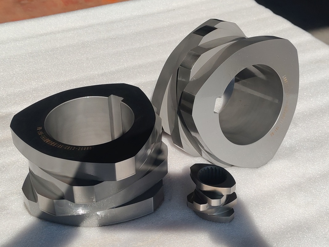 Éléments de vis d'extrudeuse à double vis SZK 250 avec certification ISO 9001 et options personnalisées