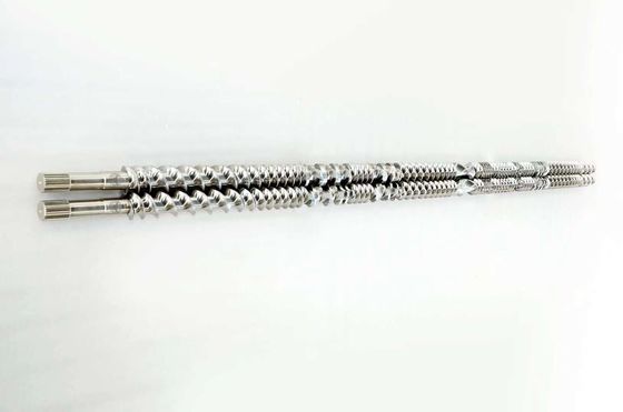 Extrudeuse à double vis Granulateur accessoires en treillis pièces de vis à gaine de 12 mm à 300 mm