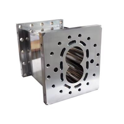 Extrudeuse en plastique à double vis parallèle, résistante à l'usure et à la corrosion, éléments de vis et baril personnalisés