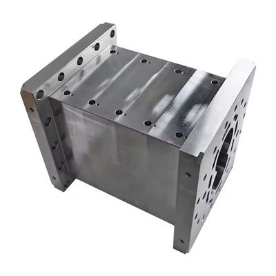 Extrudeuse en plastique à double vis parallèle, résistante à l'usure et à la corrosion, éléments de vis et baril personnalisés