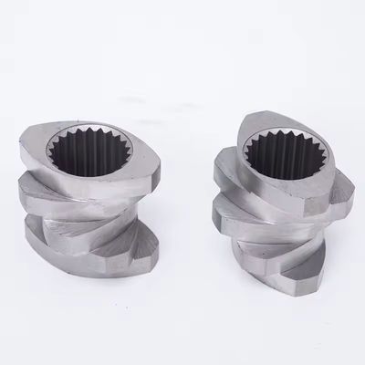 Screw et baril extrudés à haute précision Segment d'élément de vis pour machine à extruder à double vis