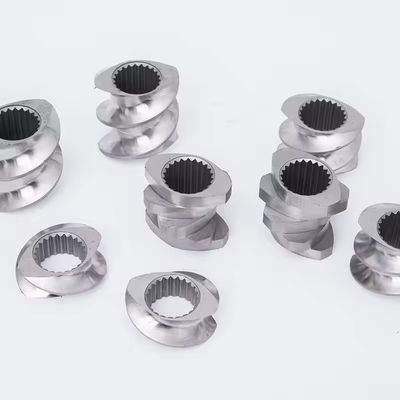 Screw et baril extrudés à haute précision Segment d'élément de vis pour machine à extruder à double vis
