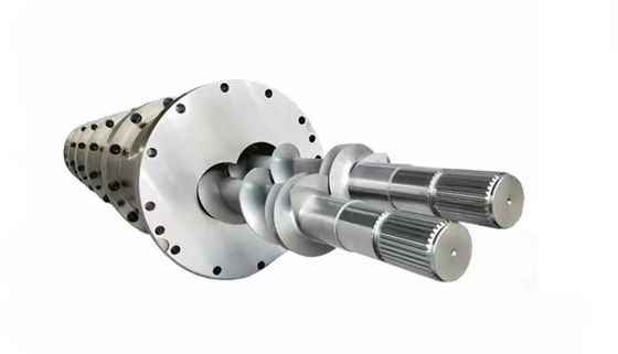 Résistant à l'usure 118 mm Hole Diameter Assemblage vis et fûts pour les poissons Extrudeuse alimentaire pièces détachées professionnel