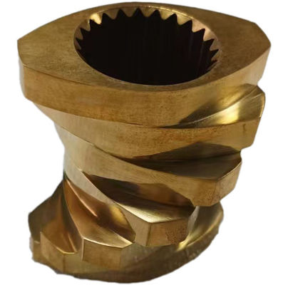 30° 45° 60° 90° Angle vis à double vis Parties d'extrudeuse pour le lot principal