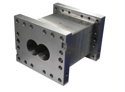 Résistant à l'usure 120 mm de diamètre de trou assemblage vis et fûts pour pièces de rechange d'extrudeuse en plastique professionnel
