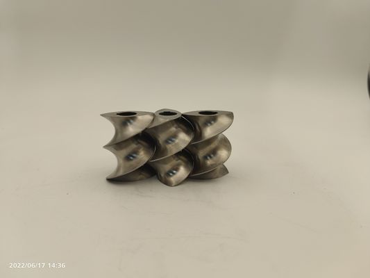 38CrMoAla Matériau Rectangle Spline Extruder Éléments de vis Pour la machine en plastique