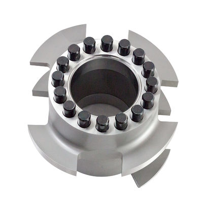 Andritz EX1021 Éléments de vis pour la machine de soufflage de nourriture pour animaux de compagnie Taille personnalisée et couleur métallique
