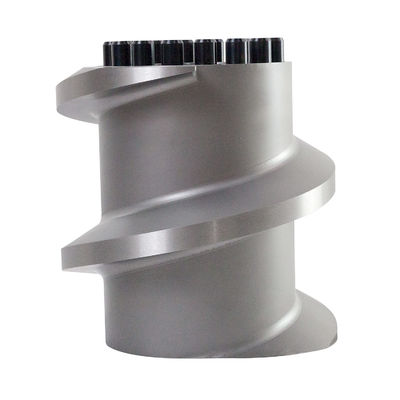 Éléments de vis d'acier inoxydable Andritz EX1250 pour machine à souffler les aliments pour animaux de compagnie 150 mm de diamètre intérieur