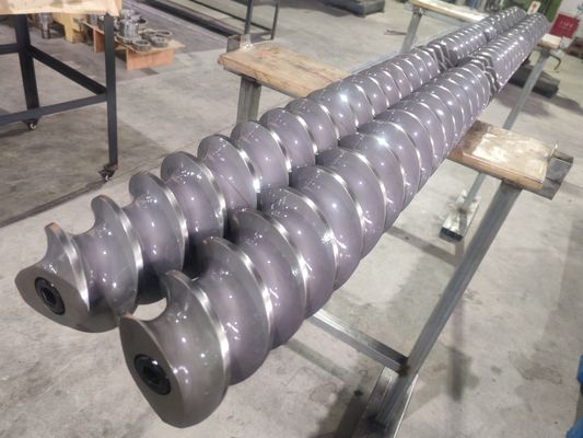 Segments de vis et cylindre d'extrudeuse à double vis Berstoff