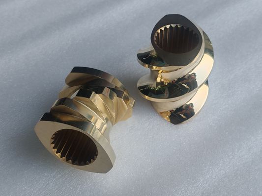 Conception d'éléments de vis spéciaux OEM pour extrudeuse à vis jumelées JSW