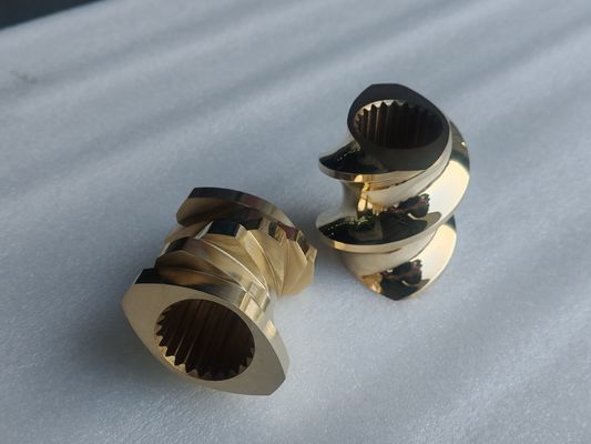 STS 50 Baril de machine à extruder à double vis plastique avec système de refroidissement Baril ouvert