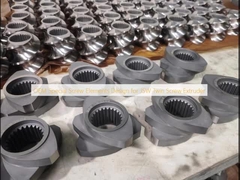 Conception d'éléments de vis spéciaux OEM pour extrudeuse à vis jumelées JSW